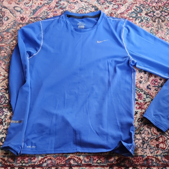 Nike Other - Nike Blue Long Sleeve Dri Fit Shirt